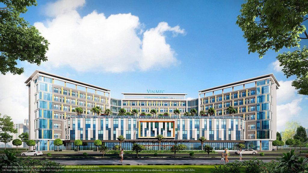 Tiện ích Vinhomes Cần Giờ 8 Hình ảnh bệnh viện Vinmec tại Vinhomes Cần Giờ với kiến trúc hiện đại, phòng khám sạch sẽ và trang thiết bị tiên tiến.