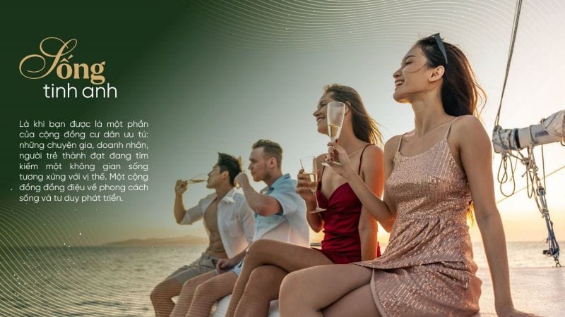 Sống Mỗi Ngày Là Một Kỳ Nghỉ Dưỡng Tại Vinhomes Cần Giờ 2 Sống tinh anh - nơi cộng đồng cư dân ưu tú gồm doanh nhân, chuyên gia và những người trẻ thành đạt tận hưởng không gian sống đẳng cấp, chan hòa cùng thiên nhiên và phong cách sống quốc tế.