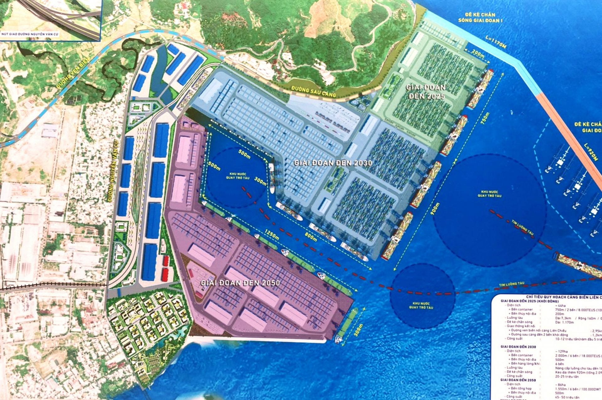 Quy hoạch cảng nước sâu Liên Chiểu