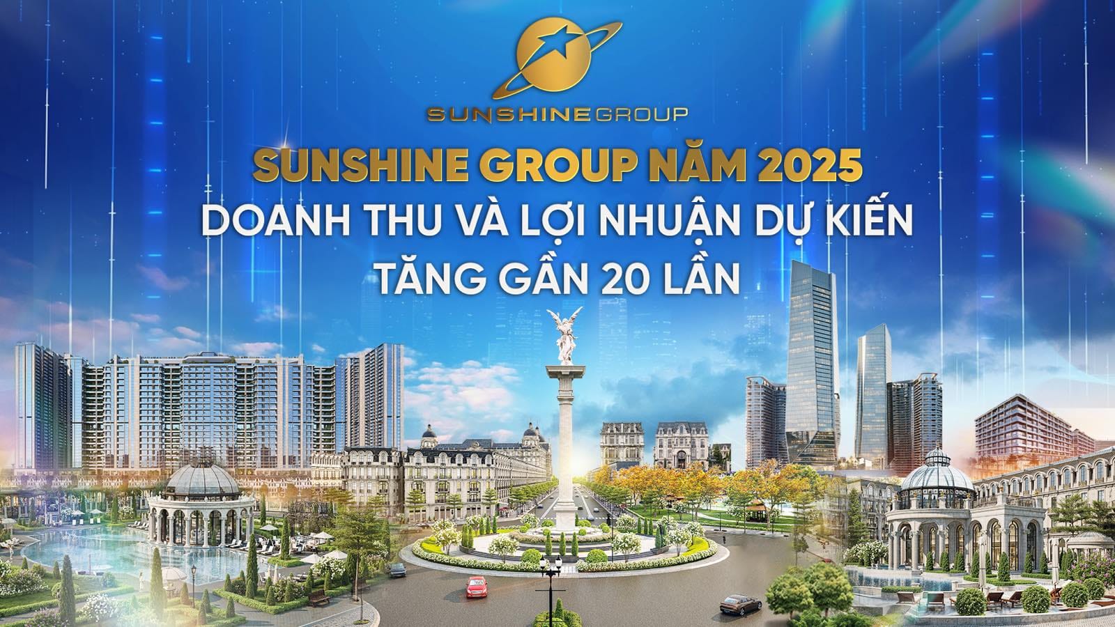 Sunshine Group doanh thu và lợi nhuận dự kiến tăng gần 20 lần