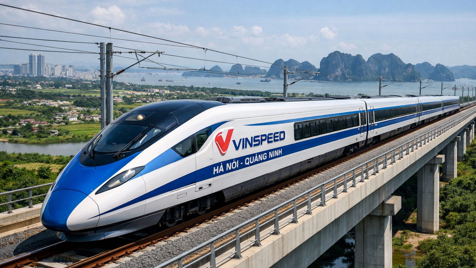 Tuyến đường sắt Vinspeed nối Hà Nội - Hạ Long Tuyến đường sắt Vinspeed nối Hà Nội - Hạ Long