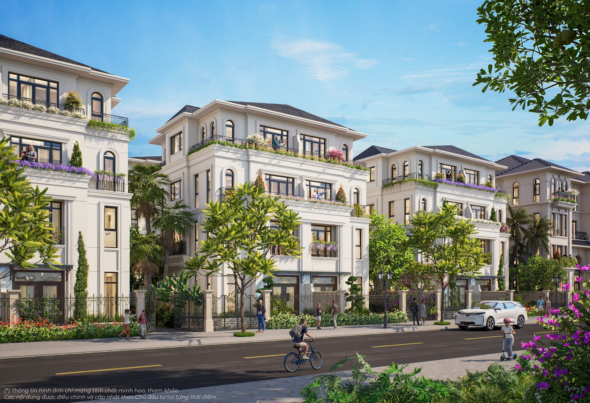 Phối cảnh biệt thự song lập tại Vinhomes King Park Phối cảnh biệt thự song lập tại Vinhomes King Park